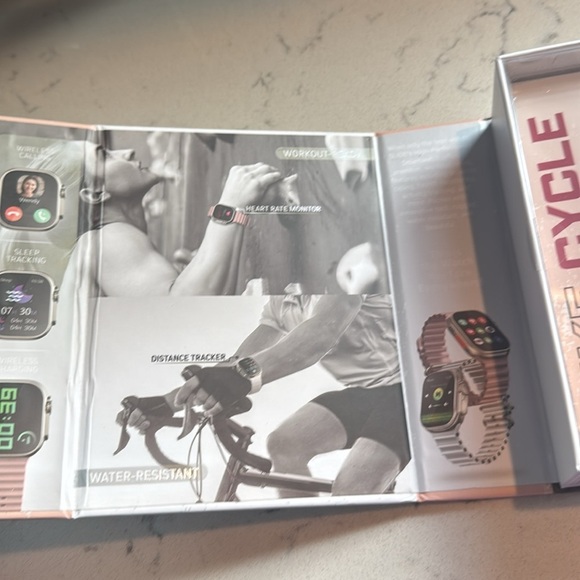 Slide Innovations High-Performance Smart Watch Ultra - White-Pink reloj - Picture 7 of 7